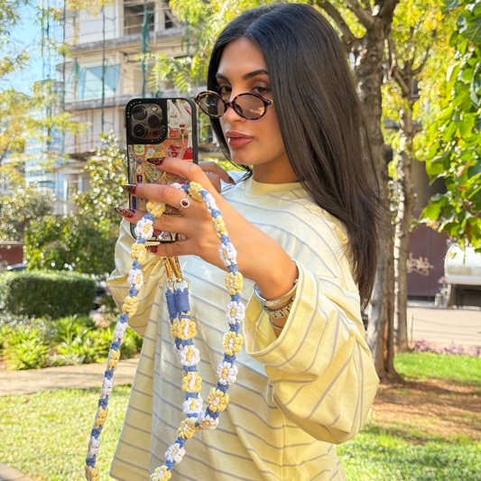 Blue, Yellow & White