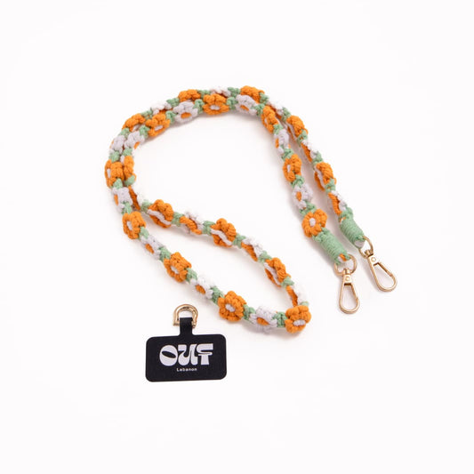 Green, Orange & White